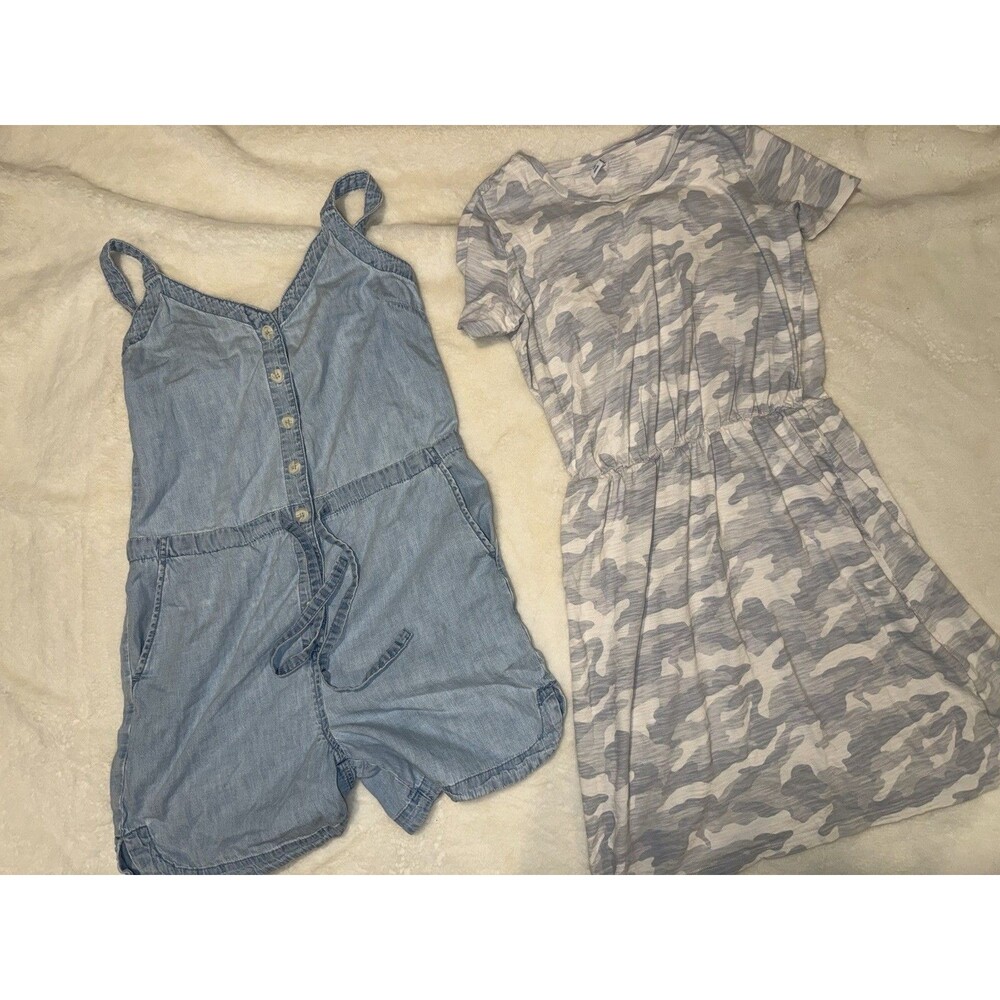Women’s S/M TALL Summer Bundle. GAP(S)- Jean Romper. Old Navy(M)- Dress